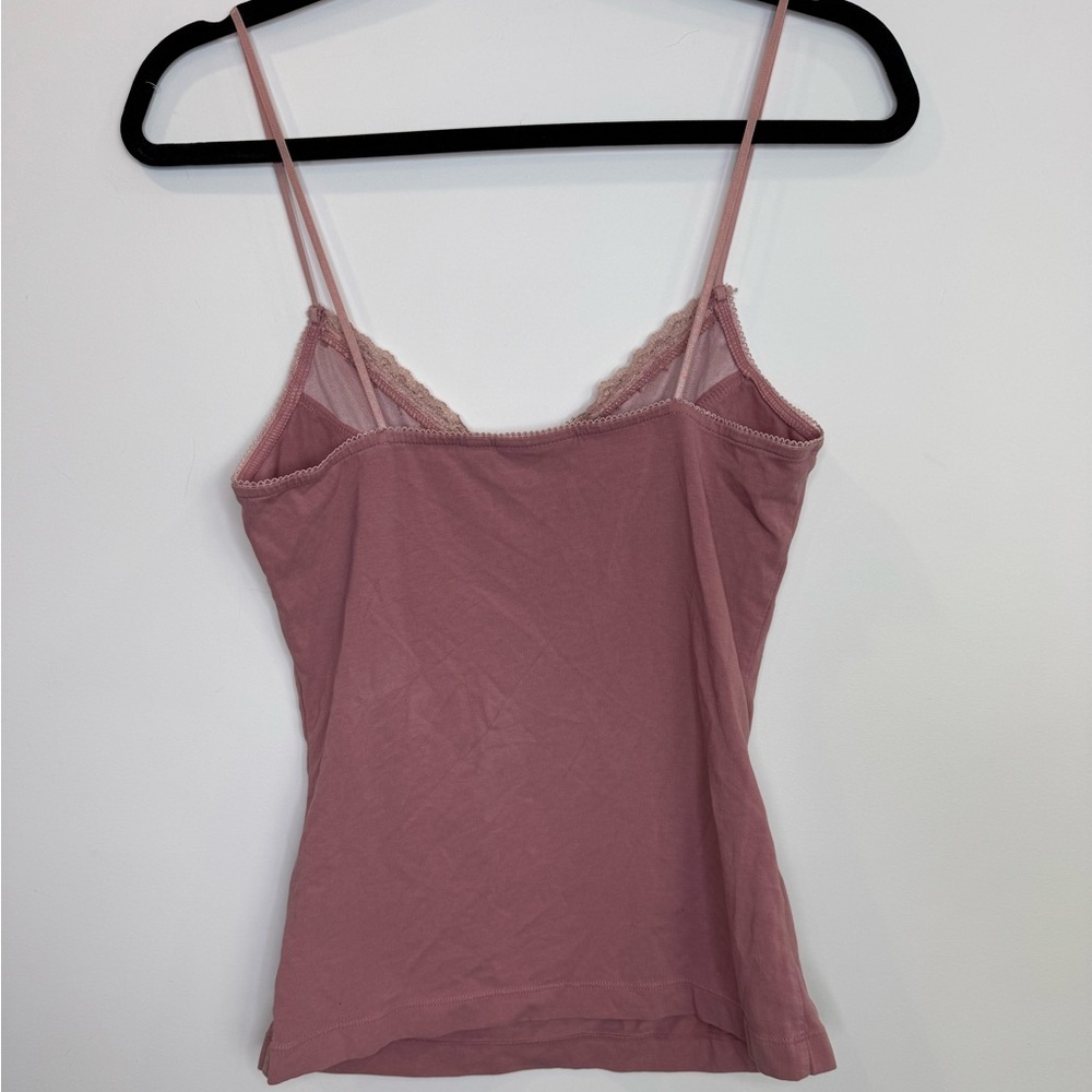 Vintage Mexx Blush Sequin velvet trim Camisole Top size small - Picture 6 of 6